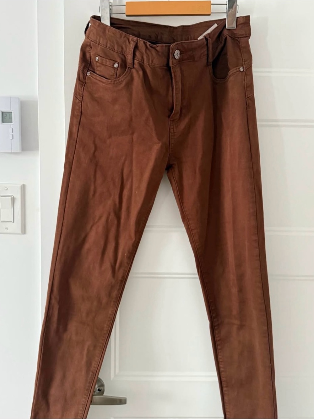 Woman’s Brown Slim Fit Jeans